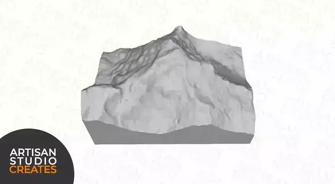 Cho Oyo STL File - 3D Topographic Model
