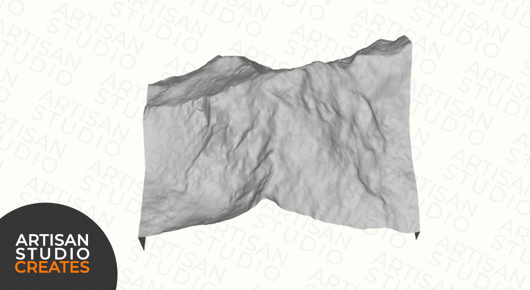 Cho Oyo STL File - 3D Topographic Model 3D print model_3