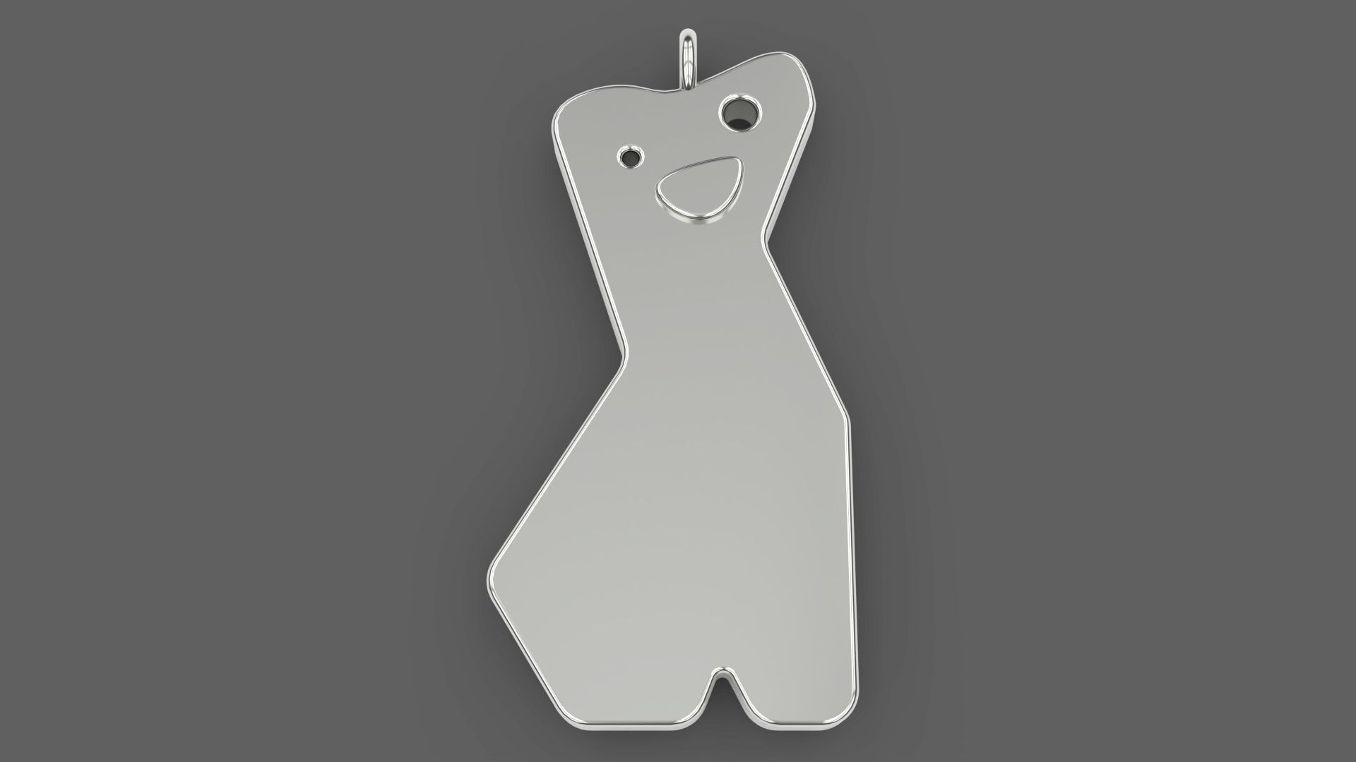 Sloth Pendant 3D print model_1