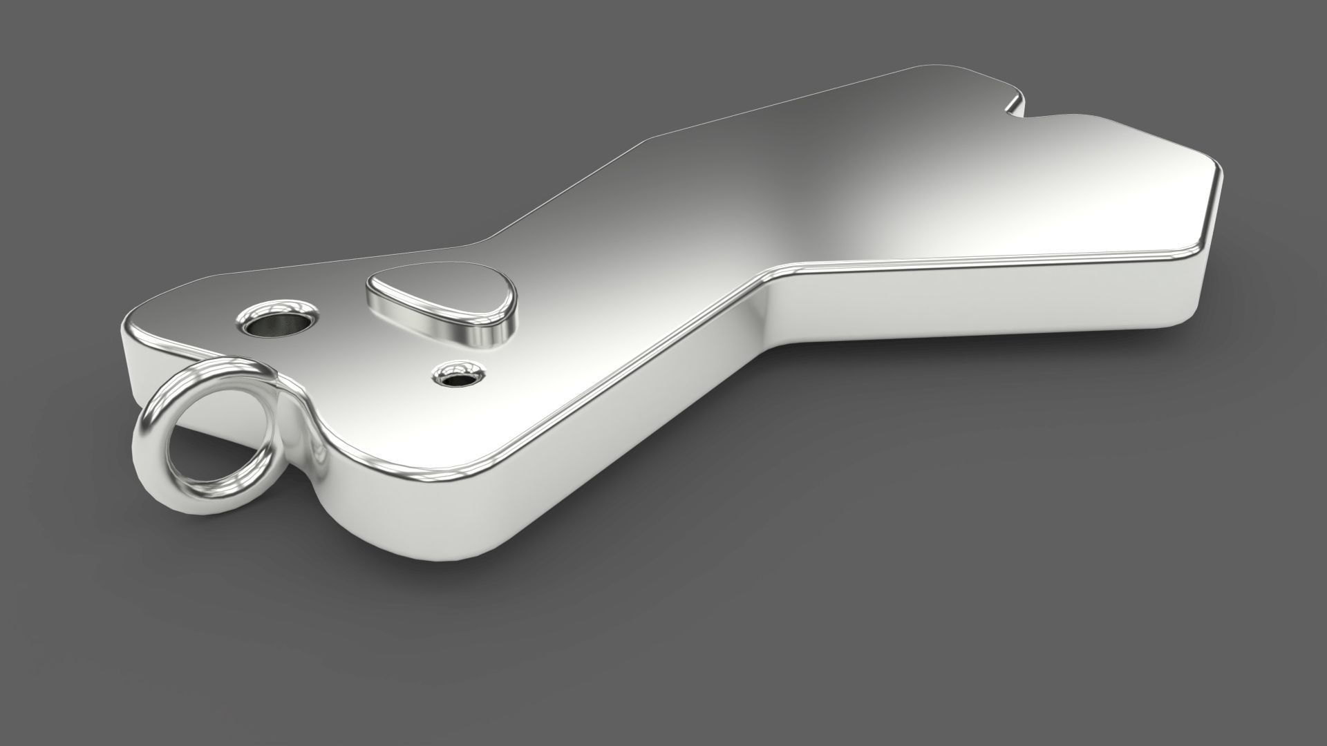 Sloth Pendant 3D print model_5