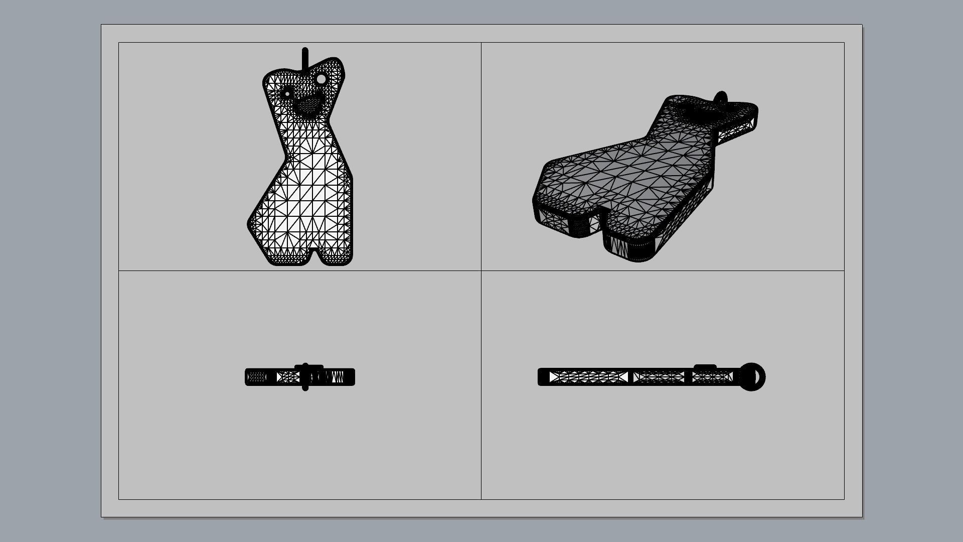 Sloth Pendant 3D print model_14