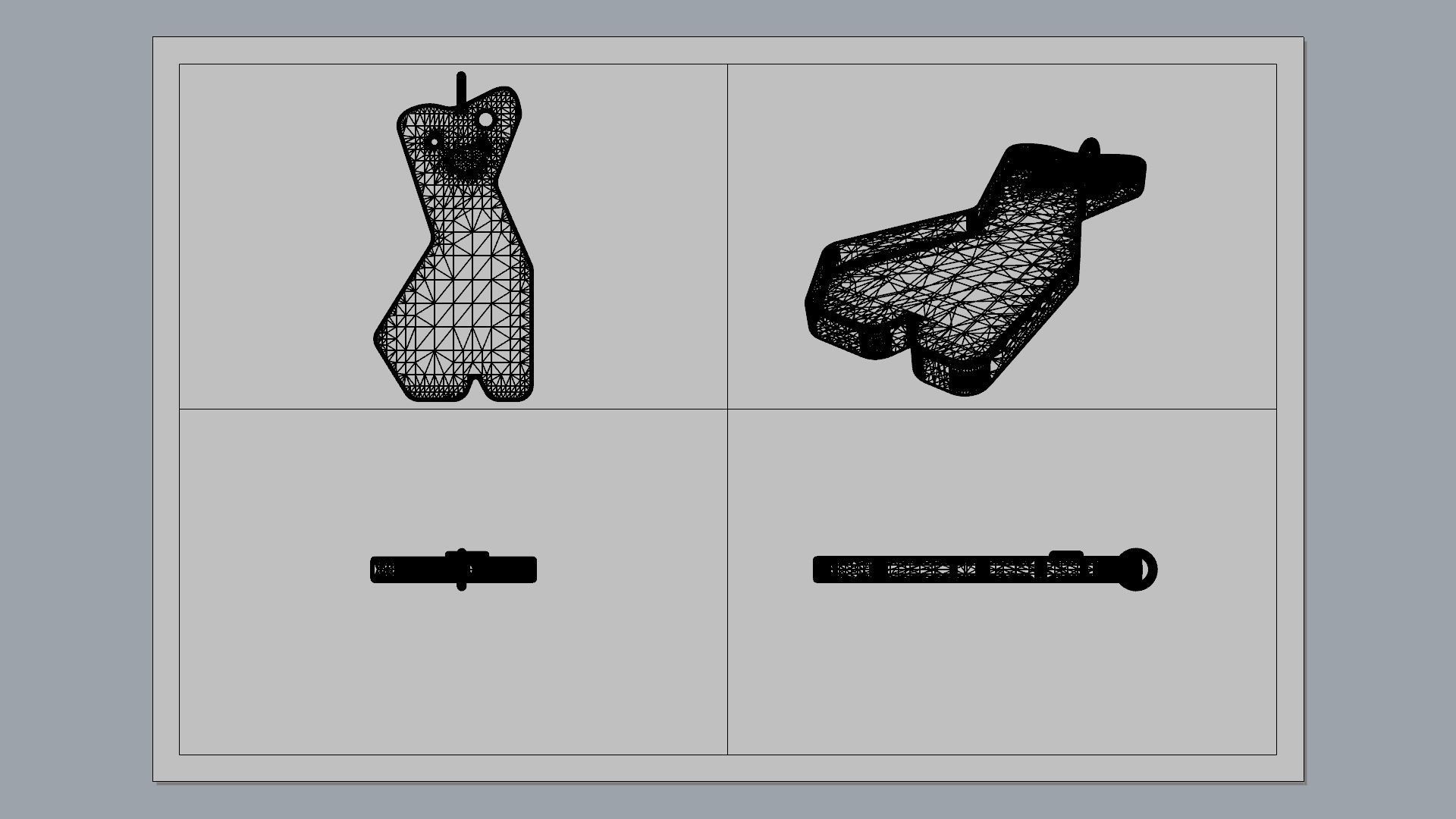 Sloth Pendant 3D print model_13