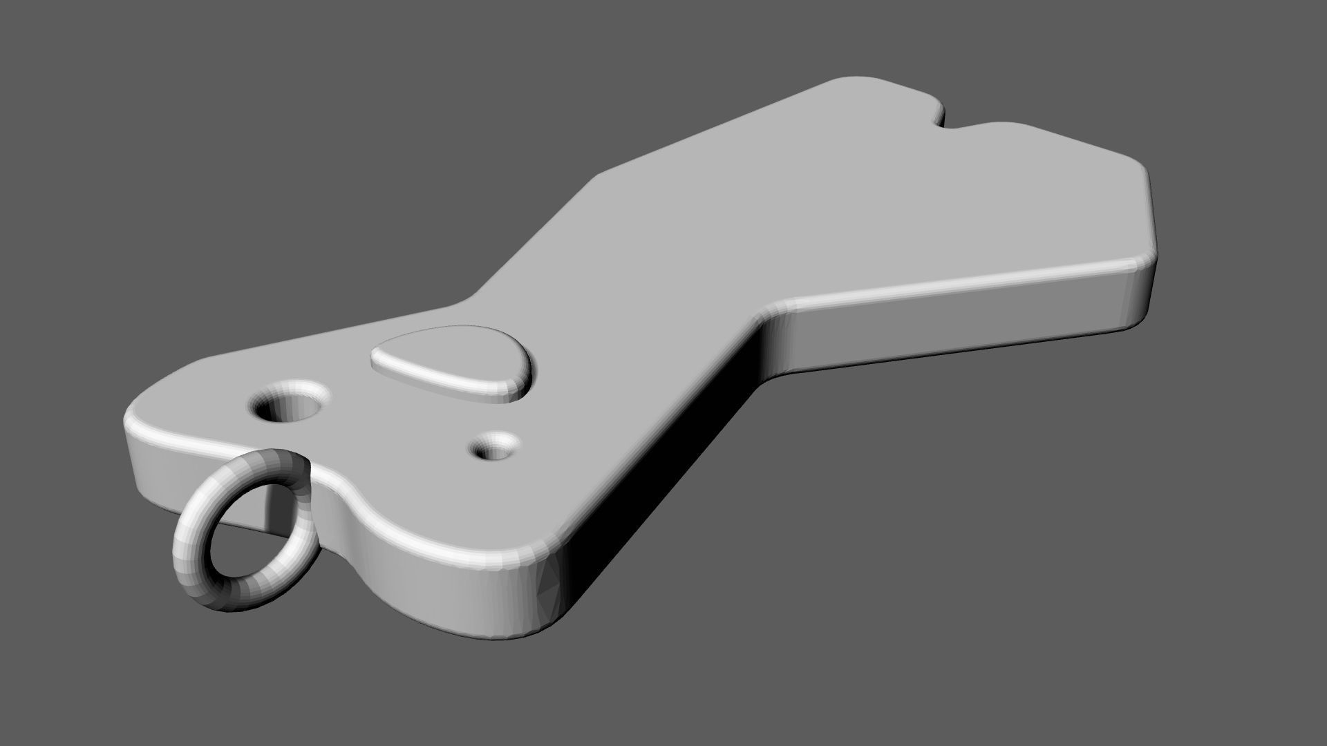 Sloth Pendant 3D print model_12