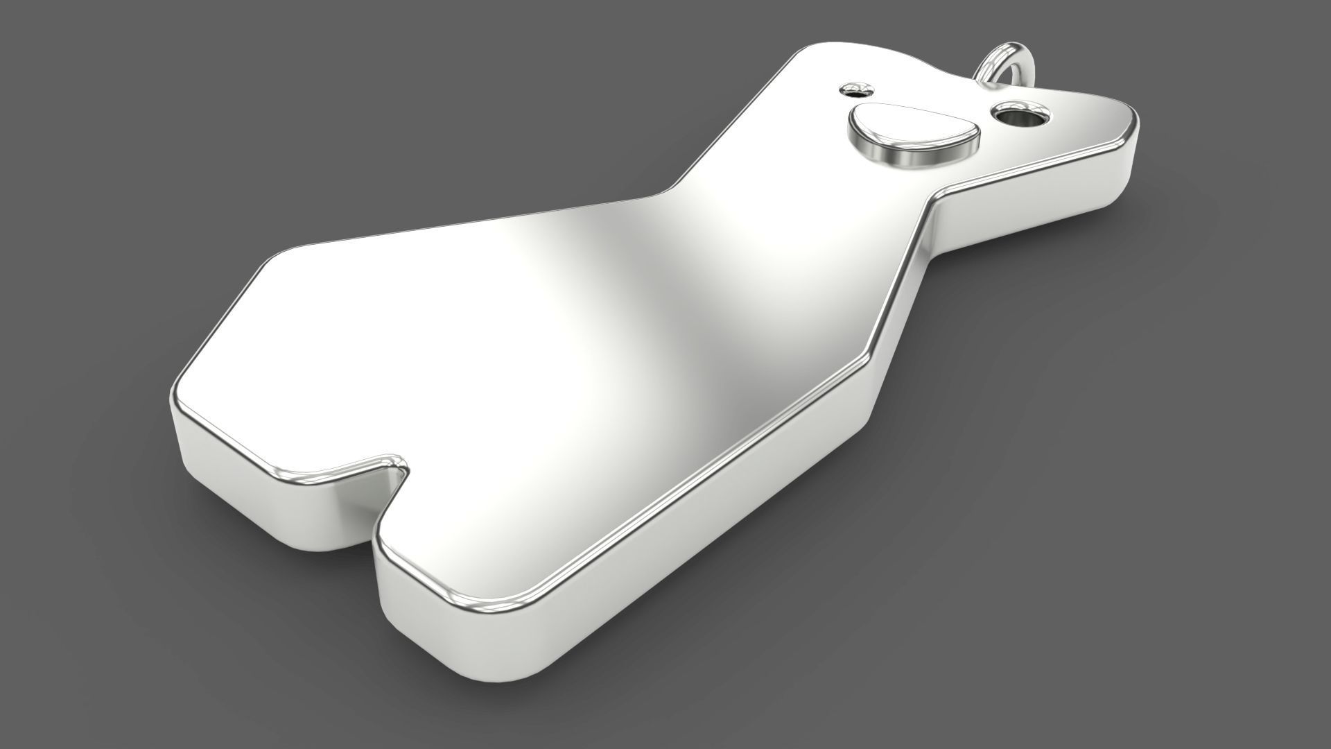 Sloth Pendant 3D print model_3