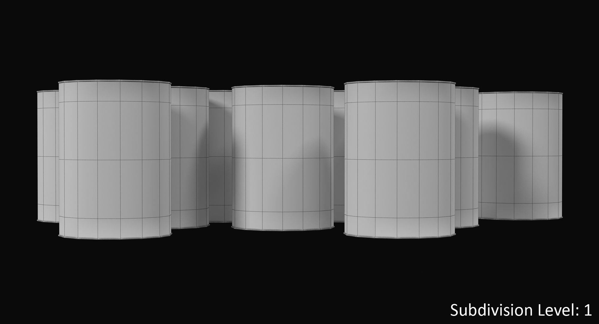 Paint Cans Low-poly 3D model_21