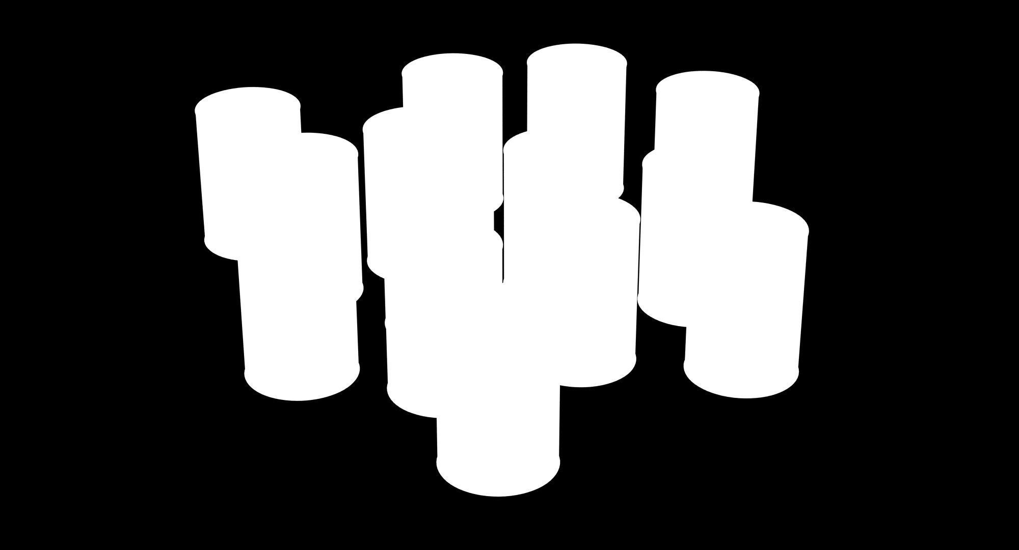 Paint Cans Low-poly 3D model_1