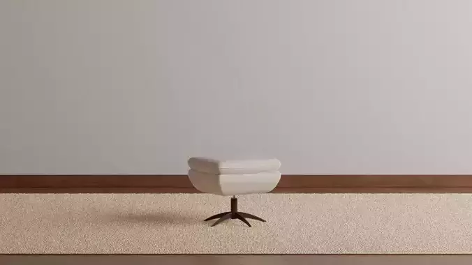 Welsh Upholstered Ottoman