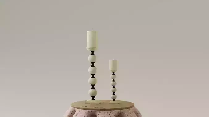 PORTA VELAS - CANDELABRO 3D print model