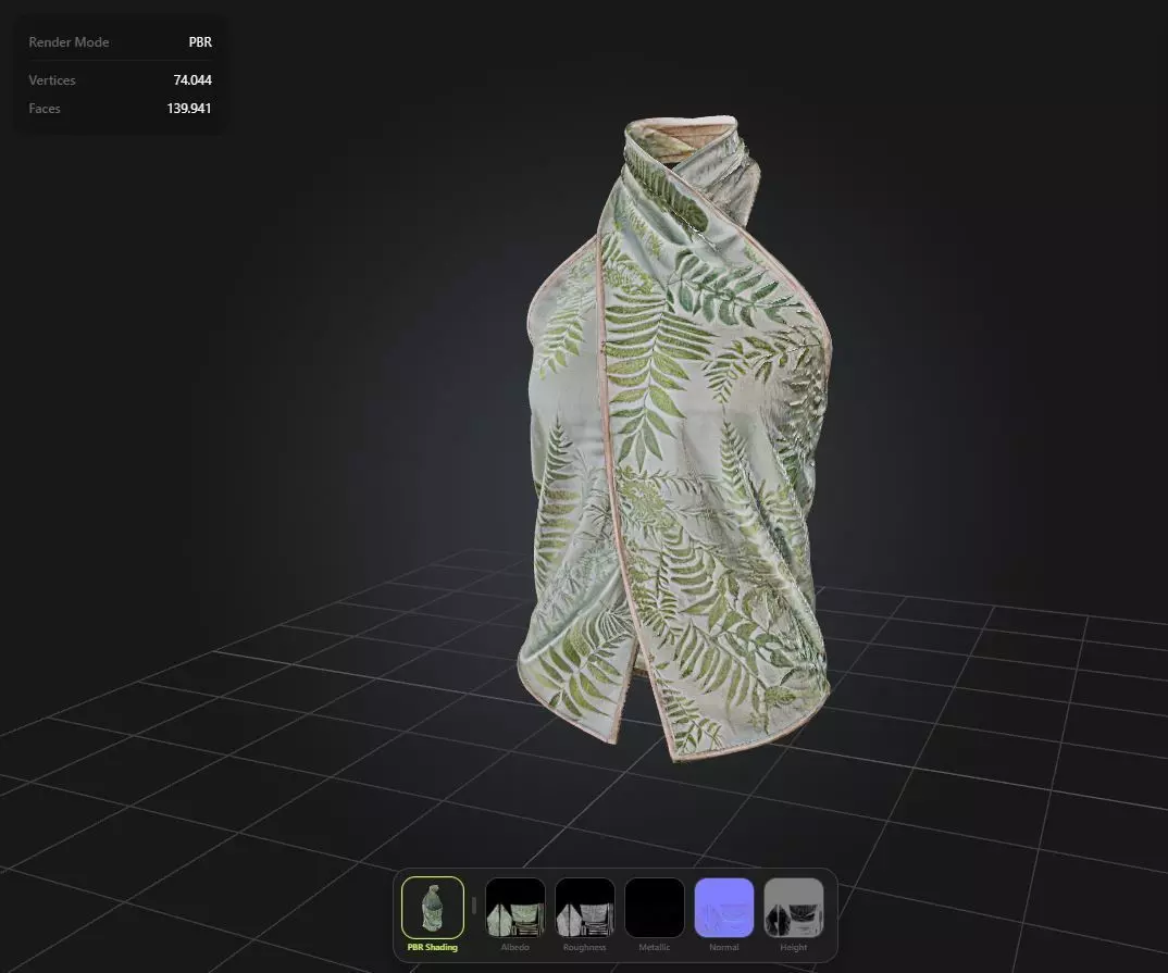 Flowers Top PBR 4k Low-poly 3D model_0