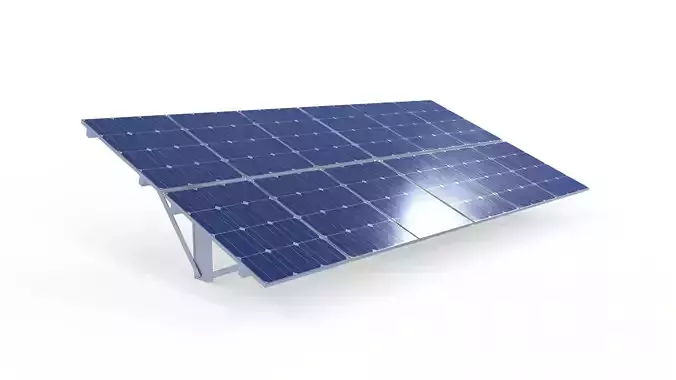 Solar Panel on Rack