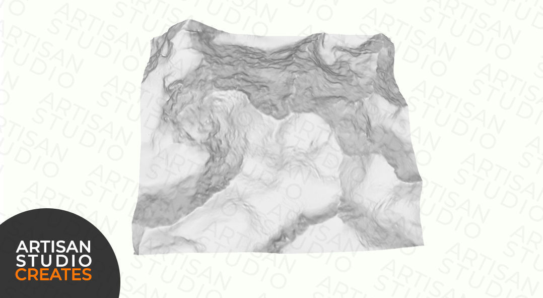 Denali Alaska STL File - 3D Topographic Model 3D print model_1