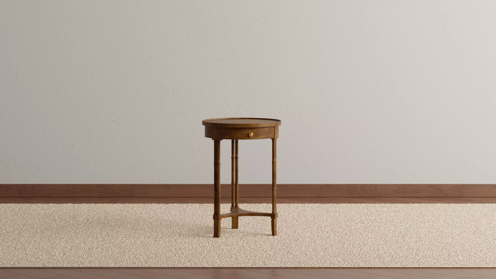 Tripod Side Table 3D model