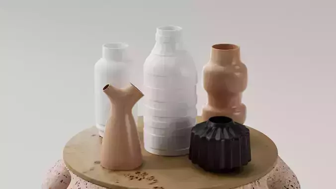 SET JARRONES DECORATIVOS - FLOREROS - VASOS