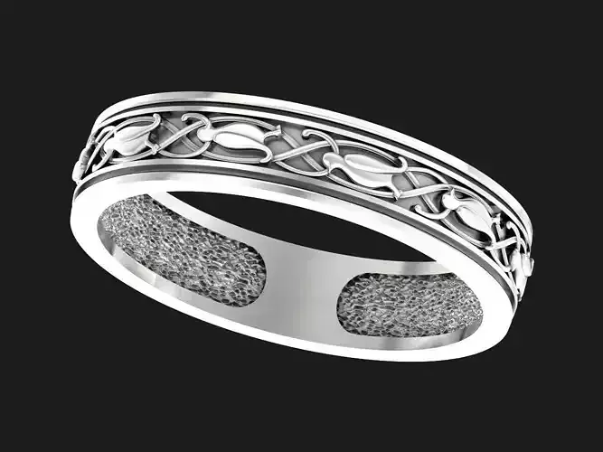  Wedding  ring Ornament of birds 1164