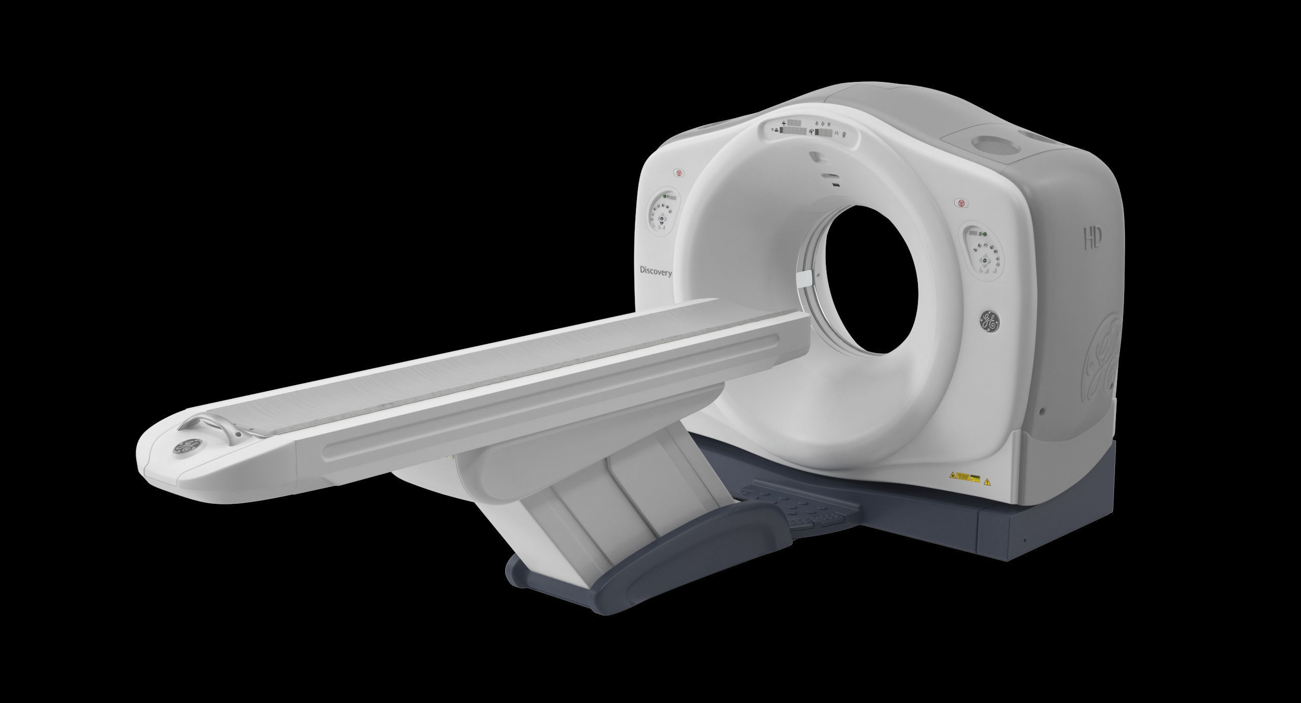 GE Discovery CT750 HD Low-poly 3D model_1