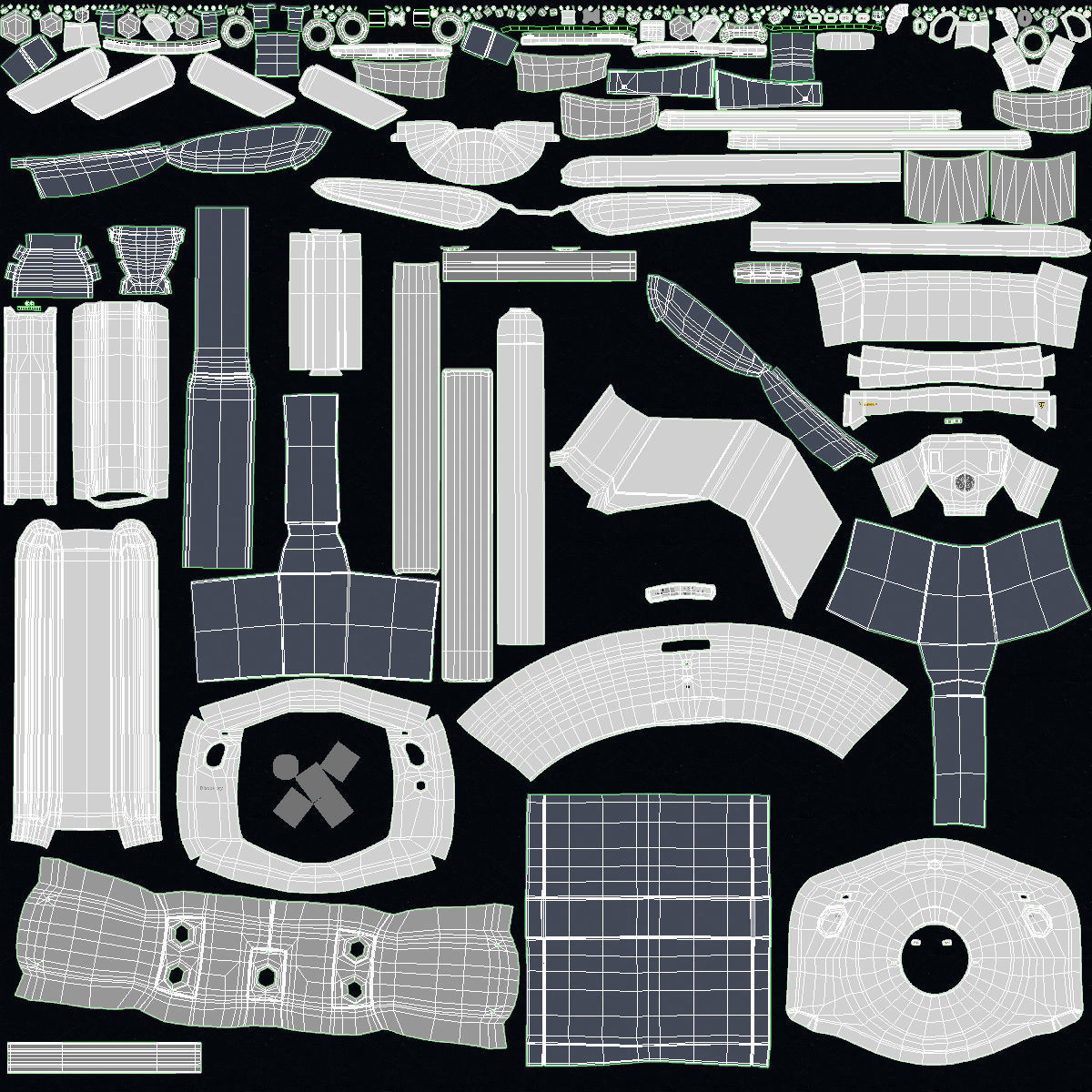 GE Discovery CT750 HD Low-poly 3D model_43