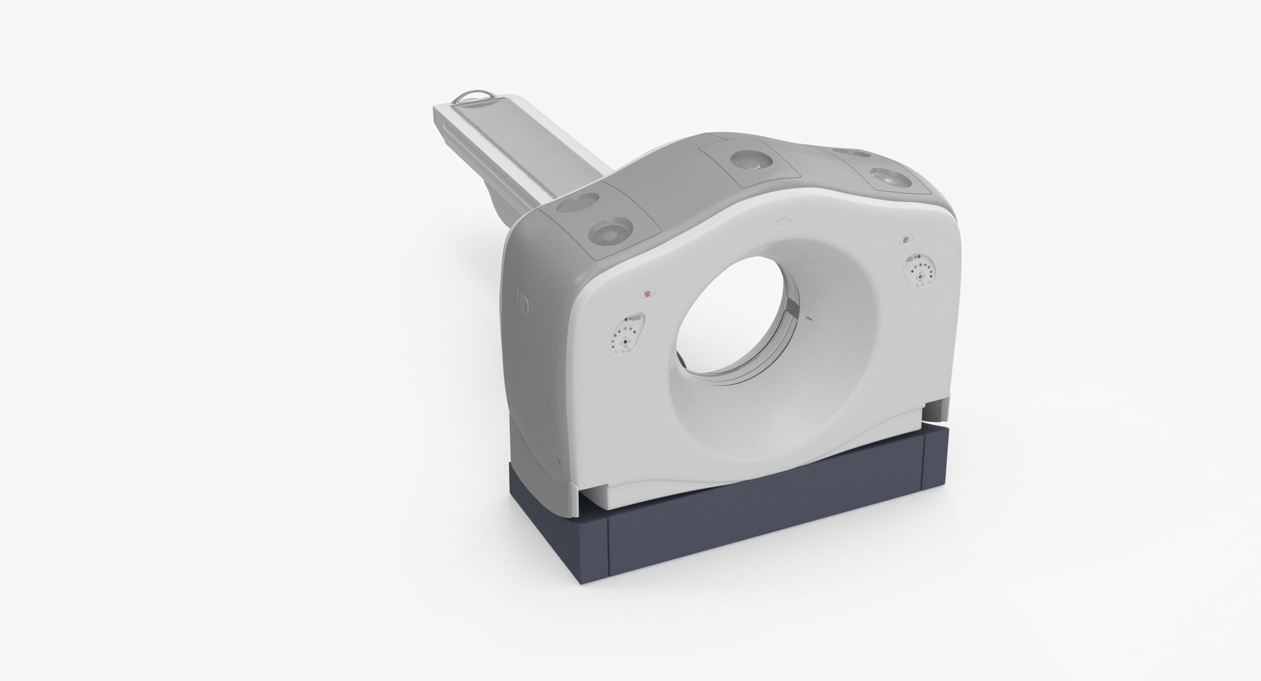 GE Discovery CT750 HD Low-poly 3D model_5