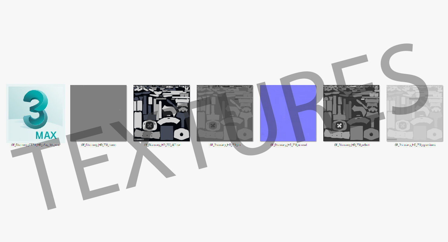 GE Discovery CT750 HD Low-poly 3D model_42