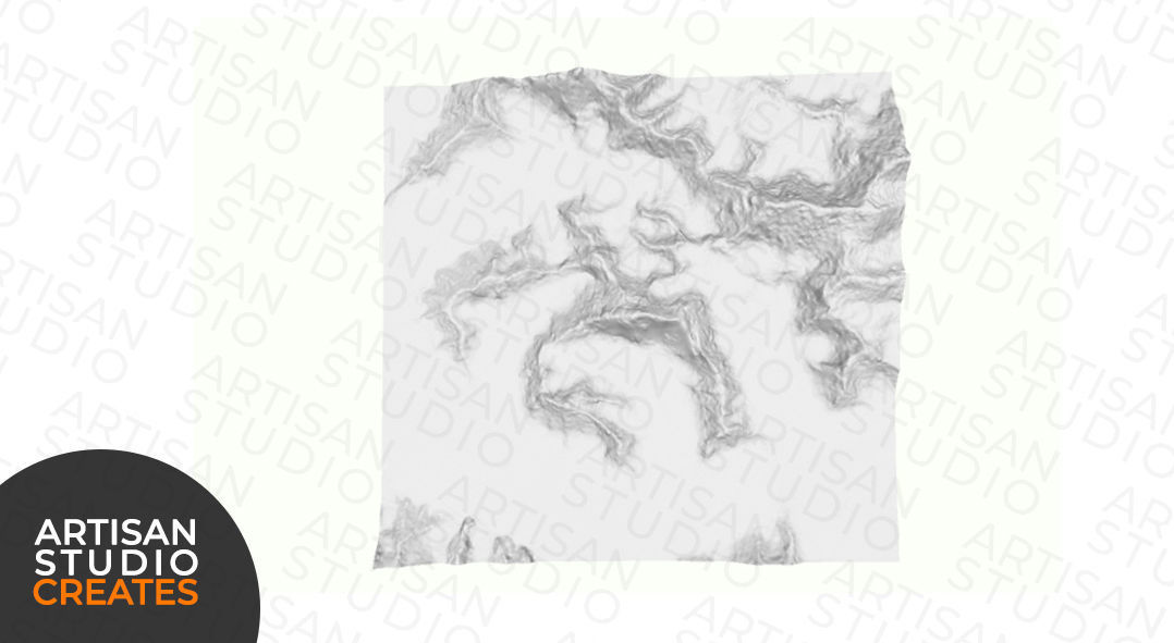 Hawk Mountain STL File 3D Topographic Model 3D print model_3
