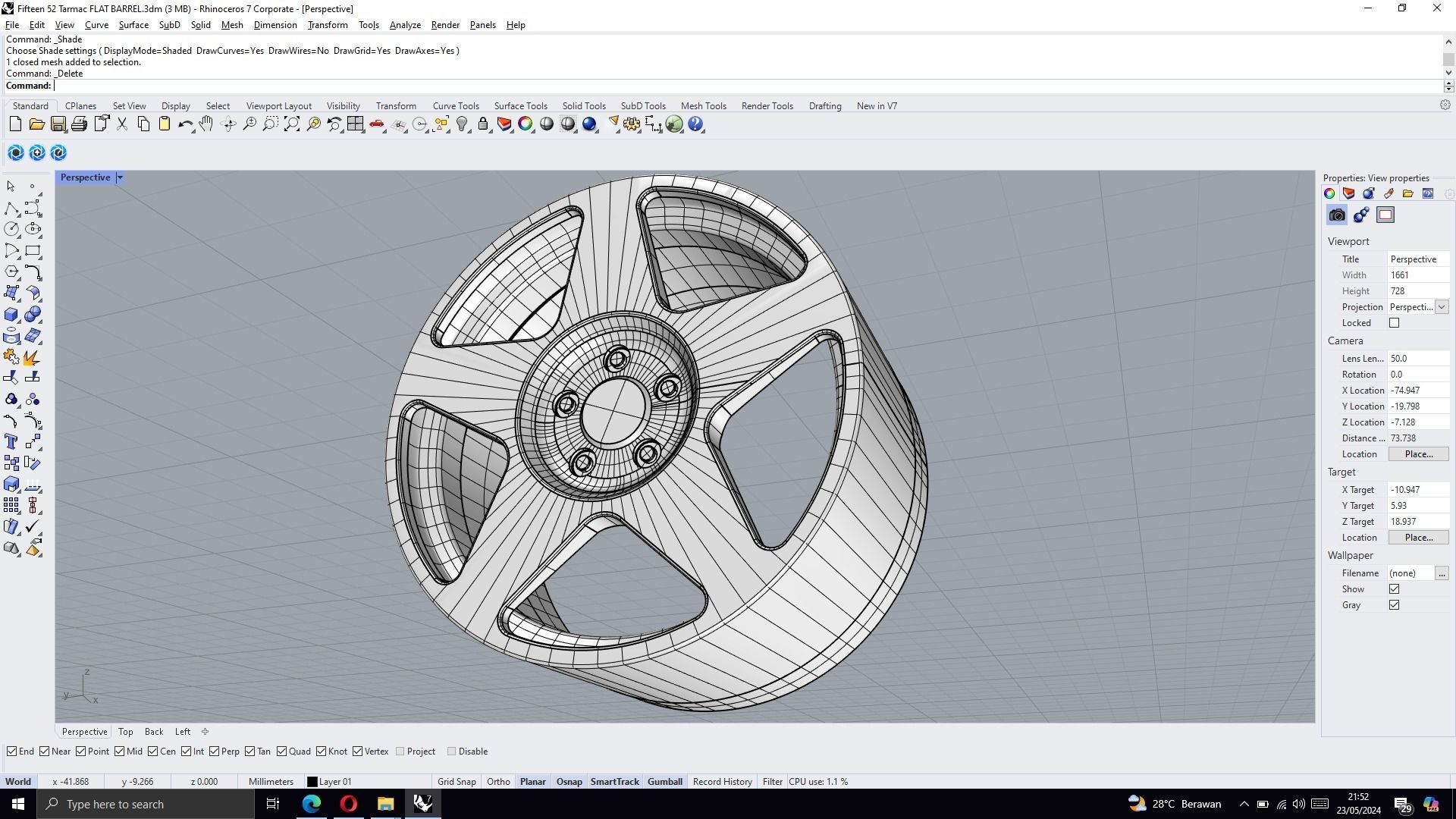 Fifteen 52 Tarmac 1-24 Scale 3D print model 3D print model_8