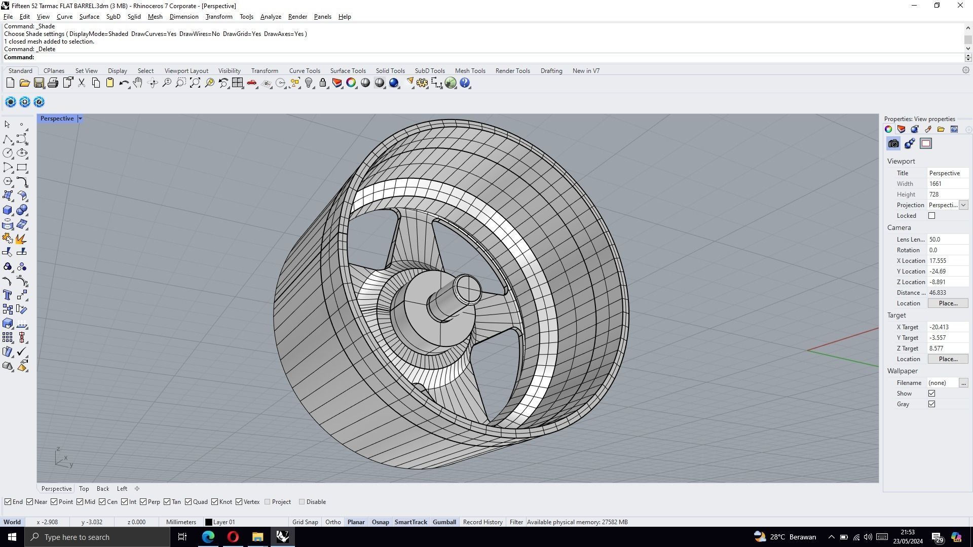 Fifteen 52 Tarmac 1-24 Scale 3D print model 3D print model_9