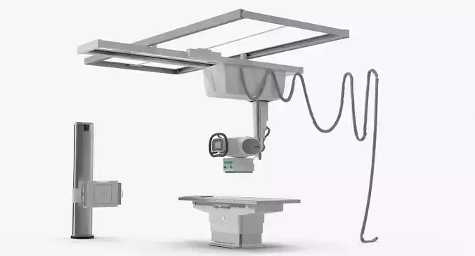 GE Discovery XR 656 Plus Low-poly 3D model