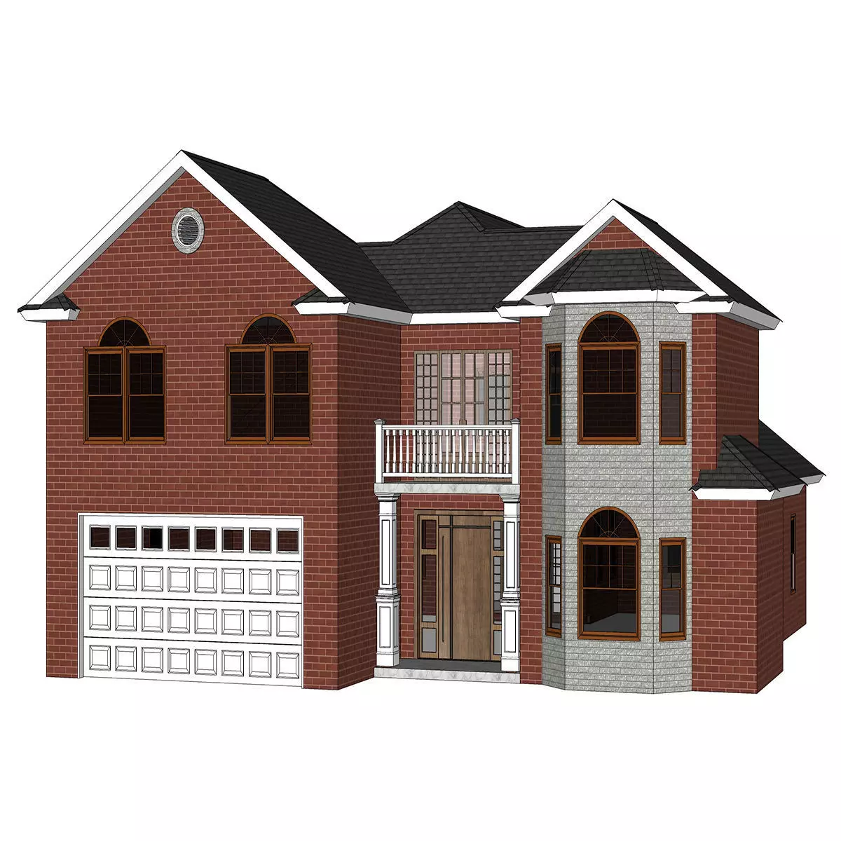 French House 08 -Archimple LLC 3D model_0