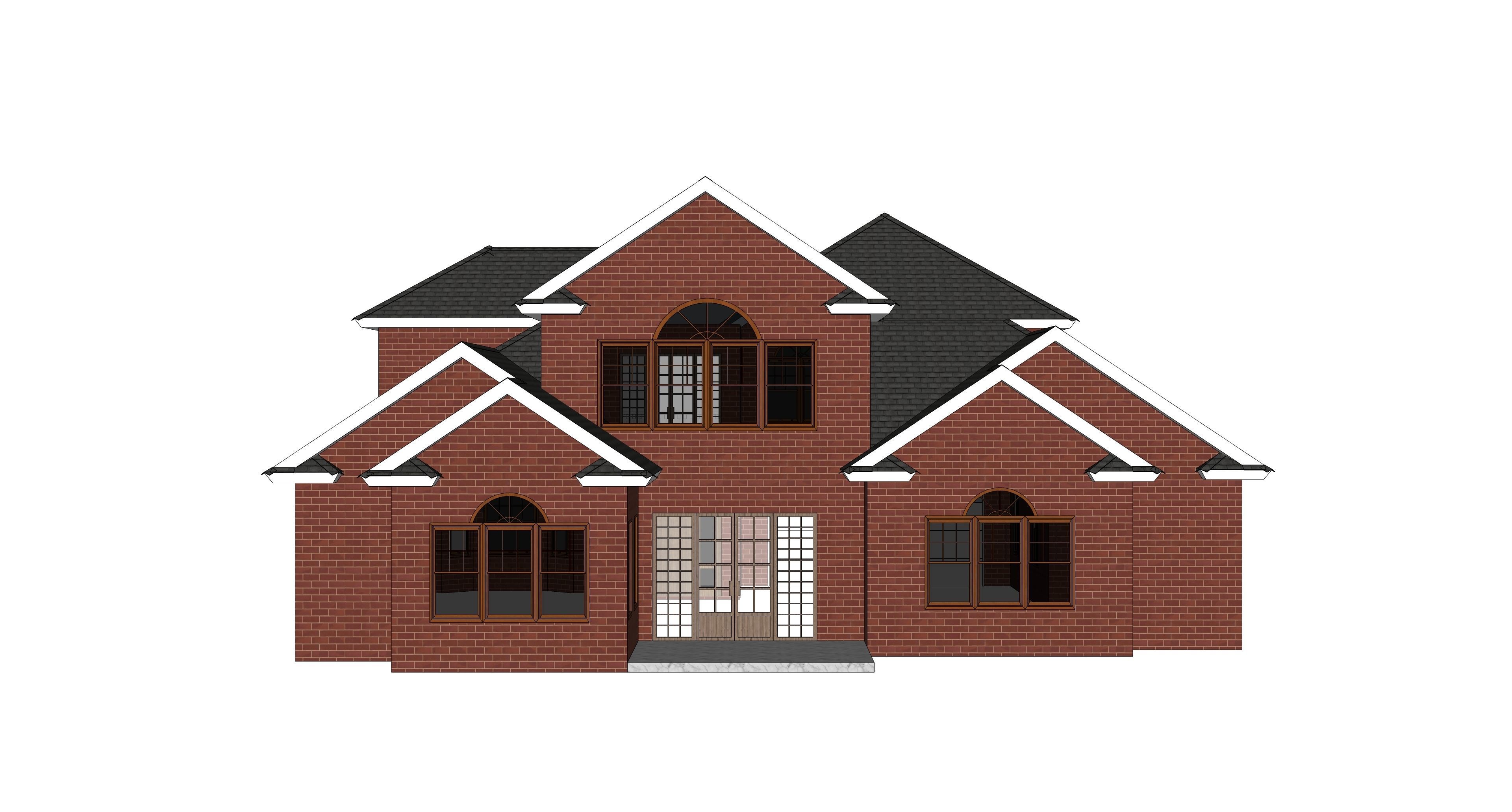 French House 08 -Archimple LLC 3D model_2