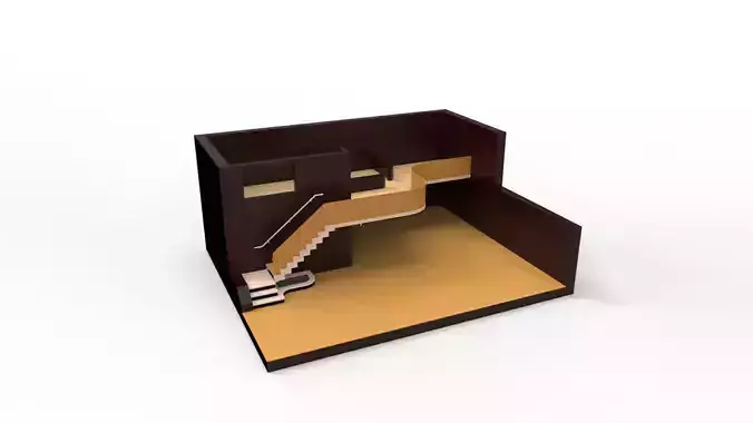 Living room 3D print model