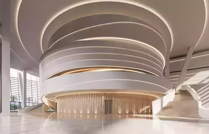 grand theater 3D model
