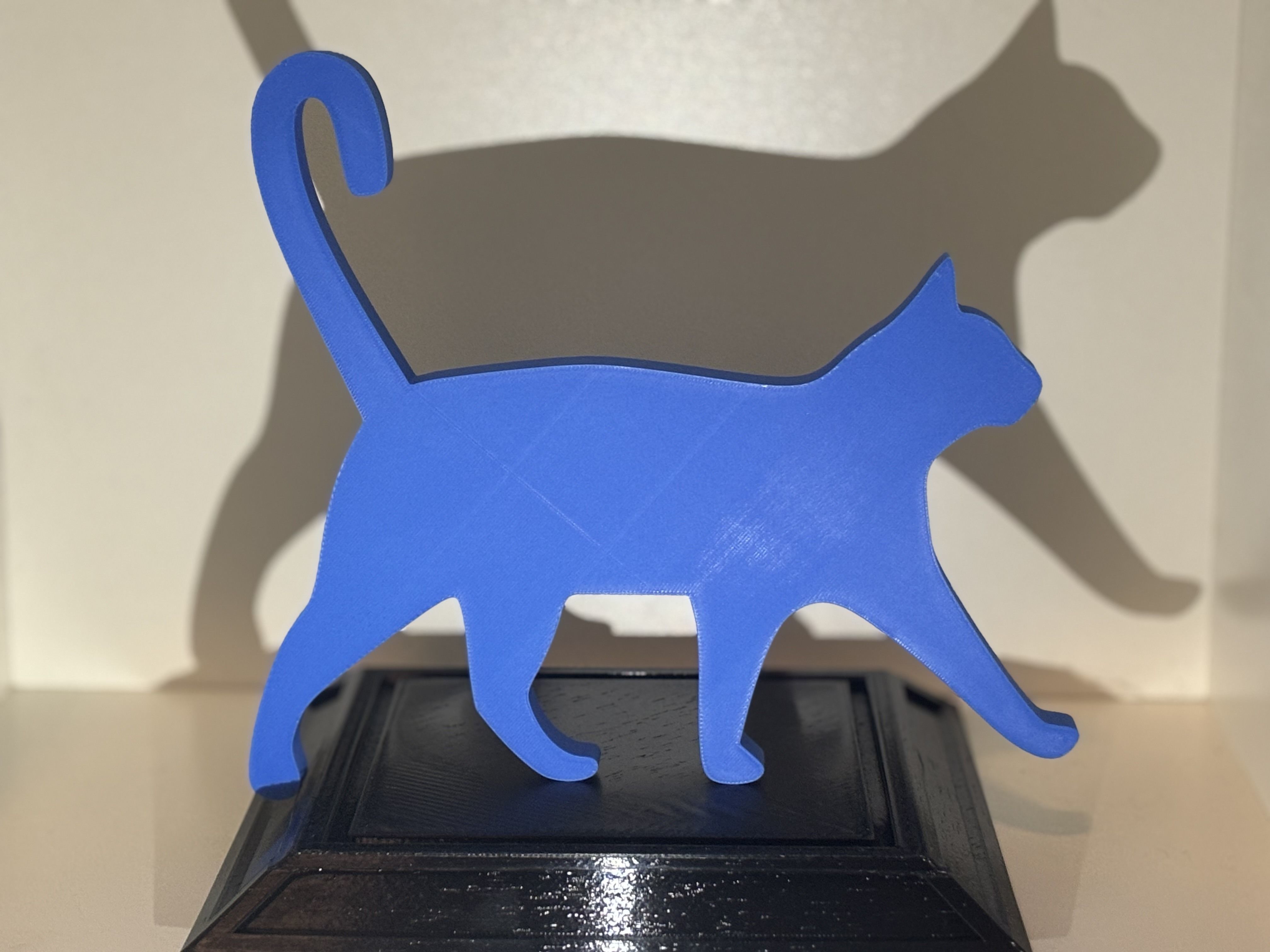 Running Cat Door Topper Window Sill Ornament Free 3D print model_1