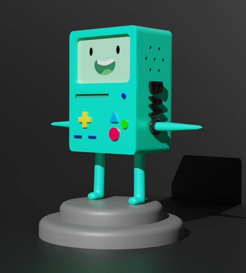 BMO Model - Low Poly 3D model_1