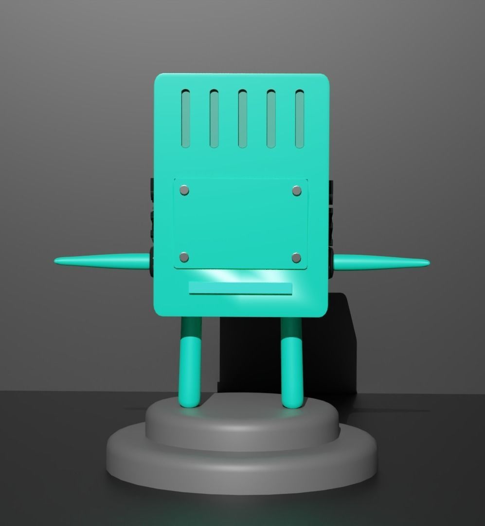 BMO Model - Low Poly 3D model_2