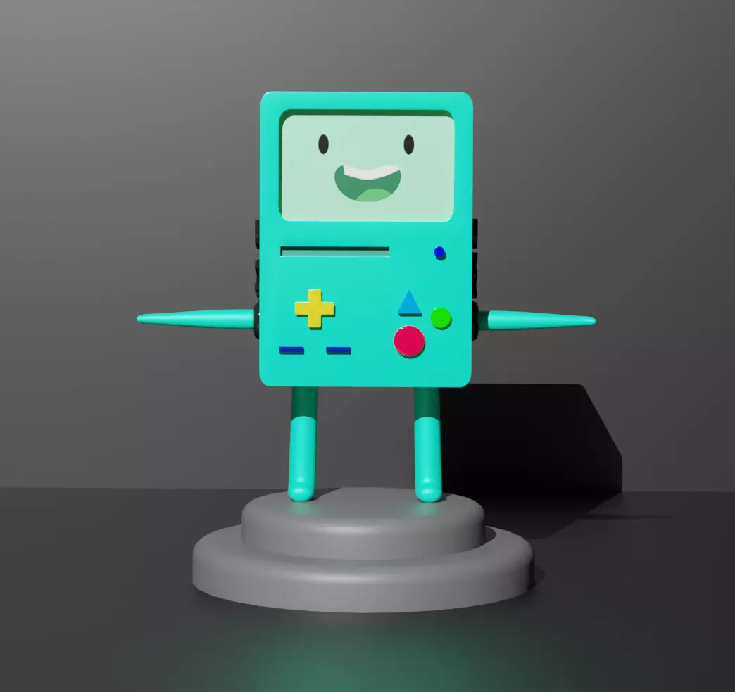 BMO Model - Low Poly 3D model_0