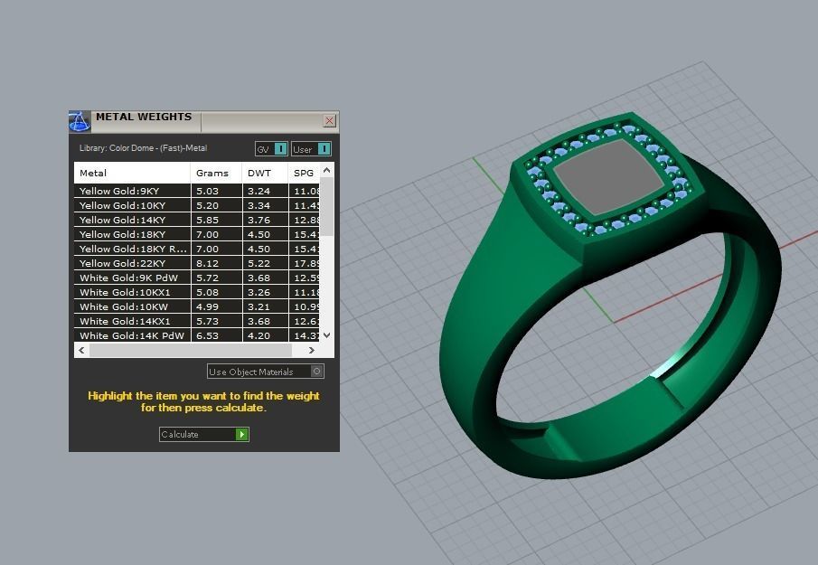 men ring jewelry 3D print model_4