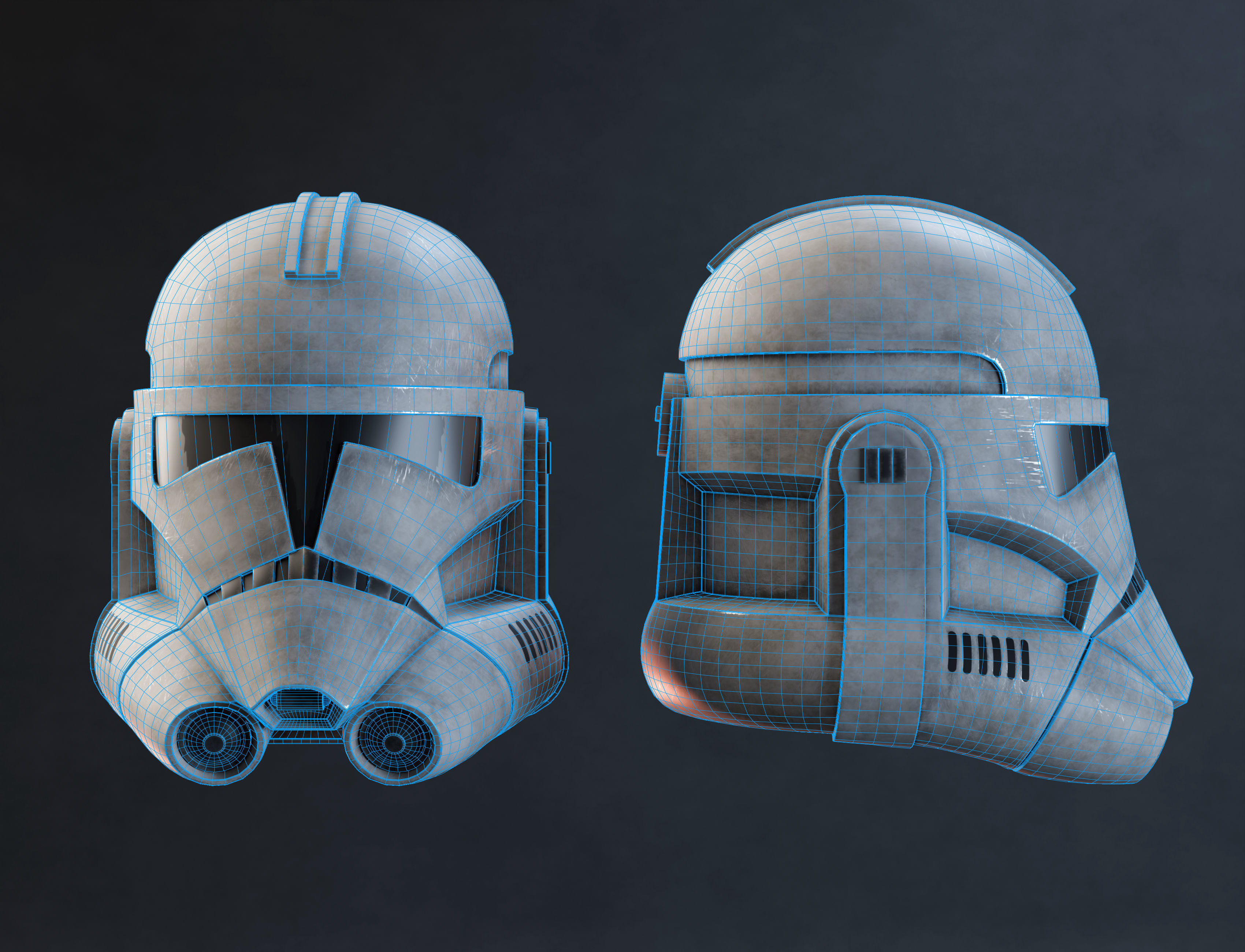 Phase II Clone Helmet 3D model_2