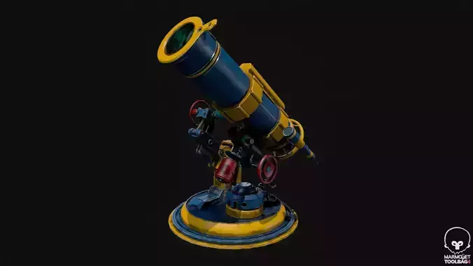 Junkyard Astronomical Telescope  3D model