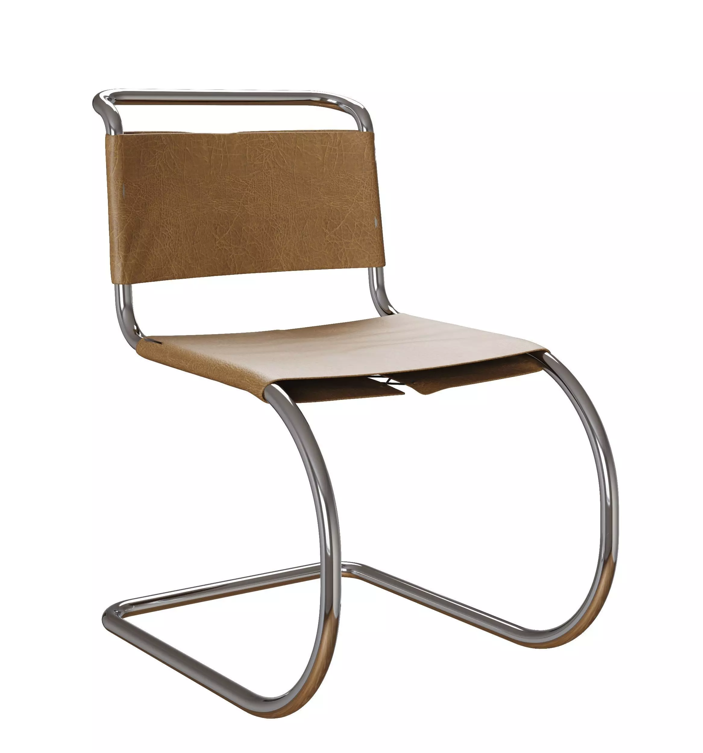 Silla Mr Mies Van Der Rohe Knoll 3D model