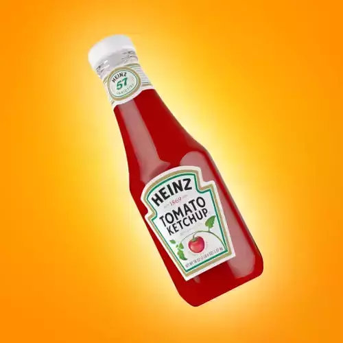 Ketchup Bottle Heinz 3D model