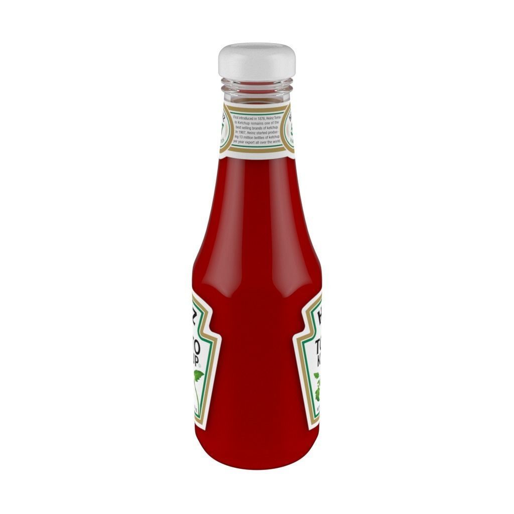 Ketchup Bottle Heinz 3D model 3D model_2