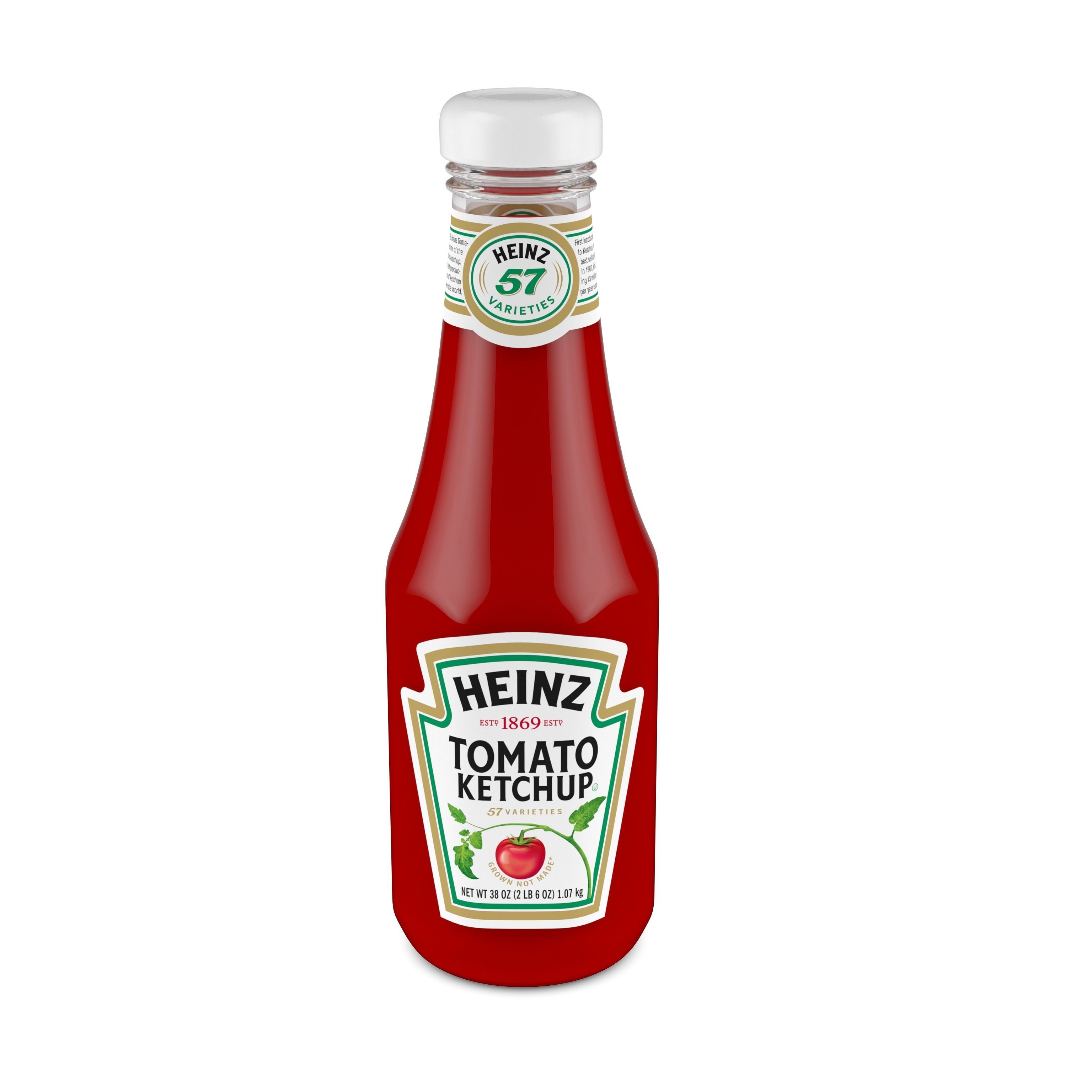 Ketchup Bottle Heinz 3D model 3D model_1