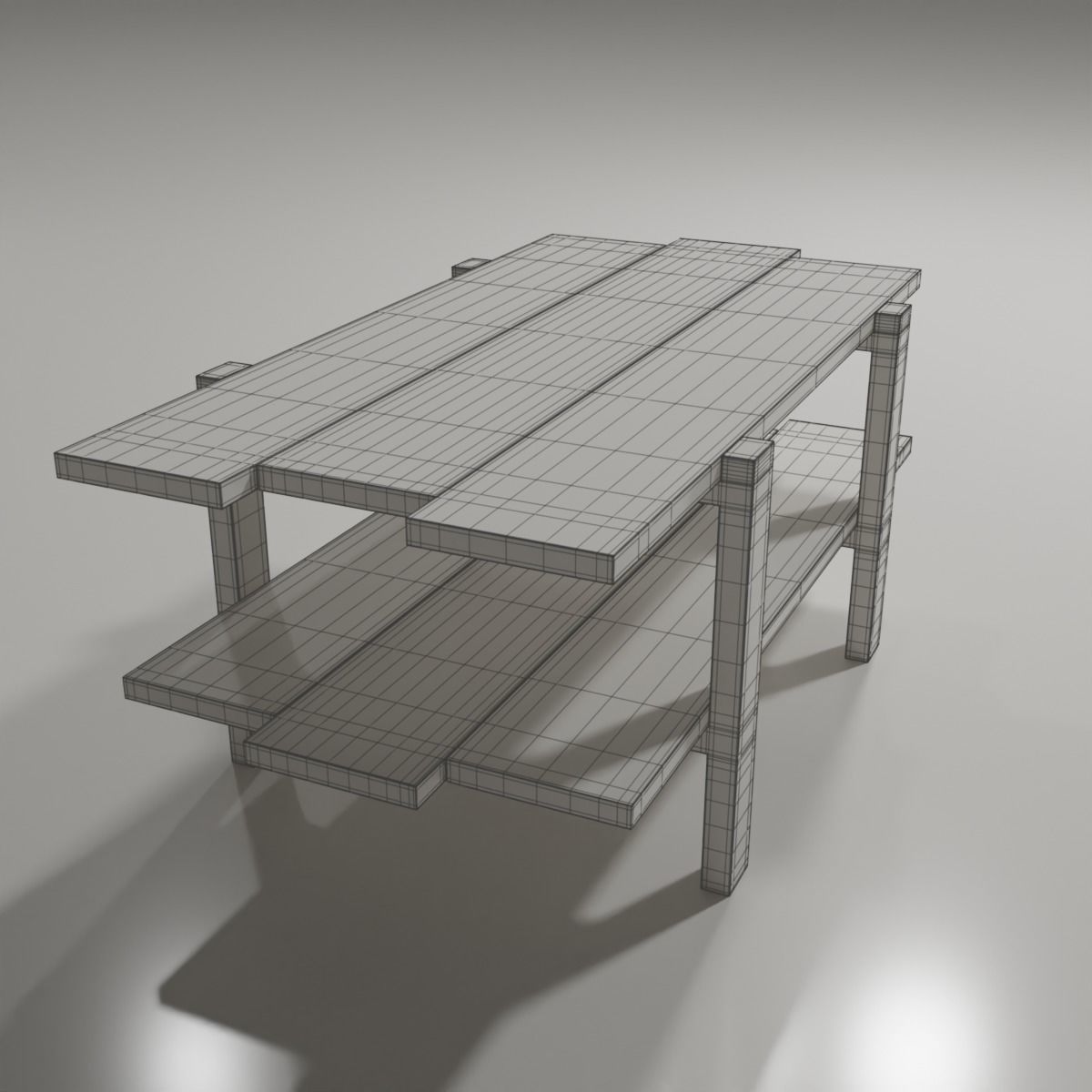 Coffee Table 3D model_3