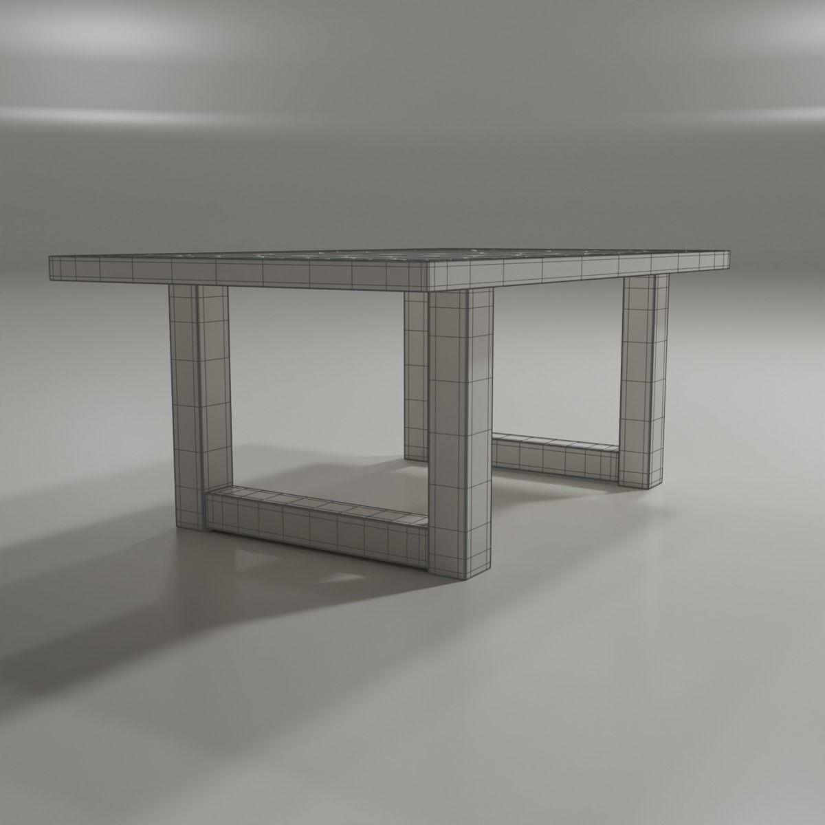 Coffee Table 3D model_4