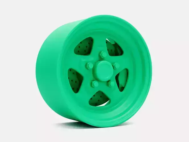 15x8 Weld Pro Star Wheel and Brake 3D print model