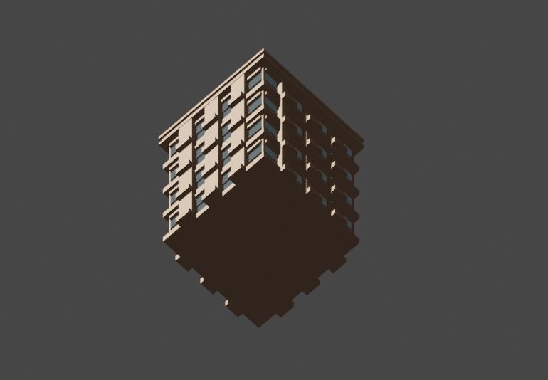 Incredible realistic and well-crafted building 3D model_15