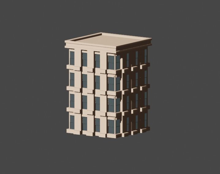 Incredible realistic and well-crafted building 3D model_1