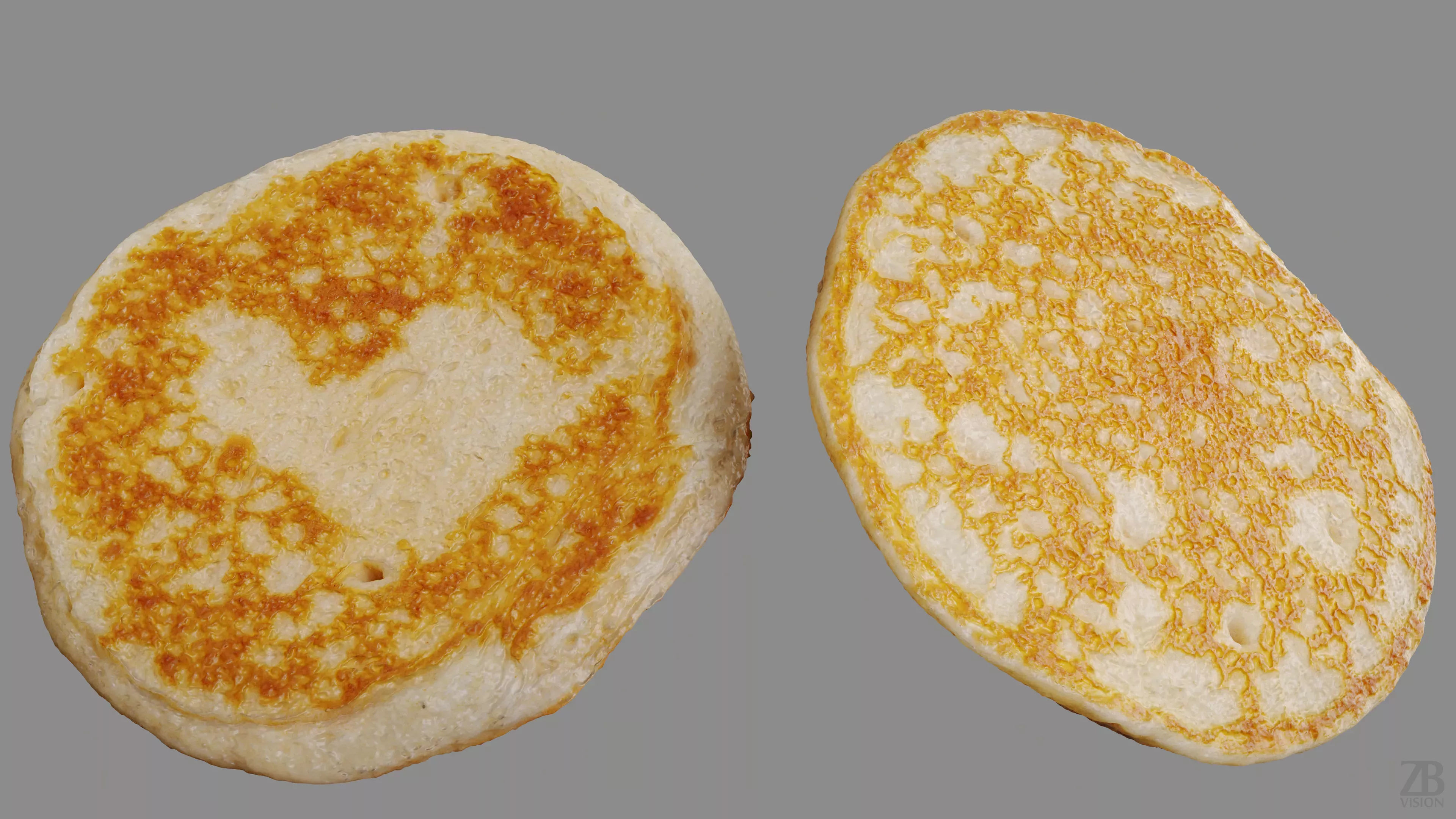 Pancake 3D model_9
