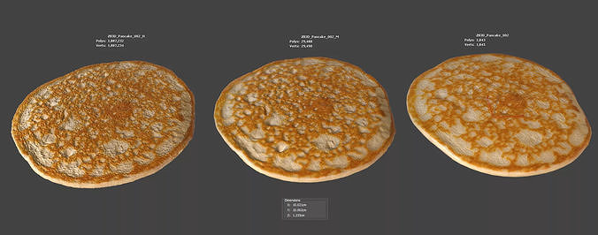 Pancake 3D model 6