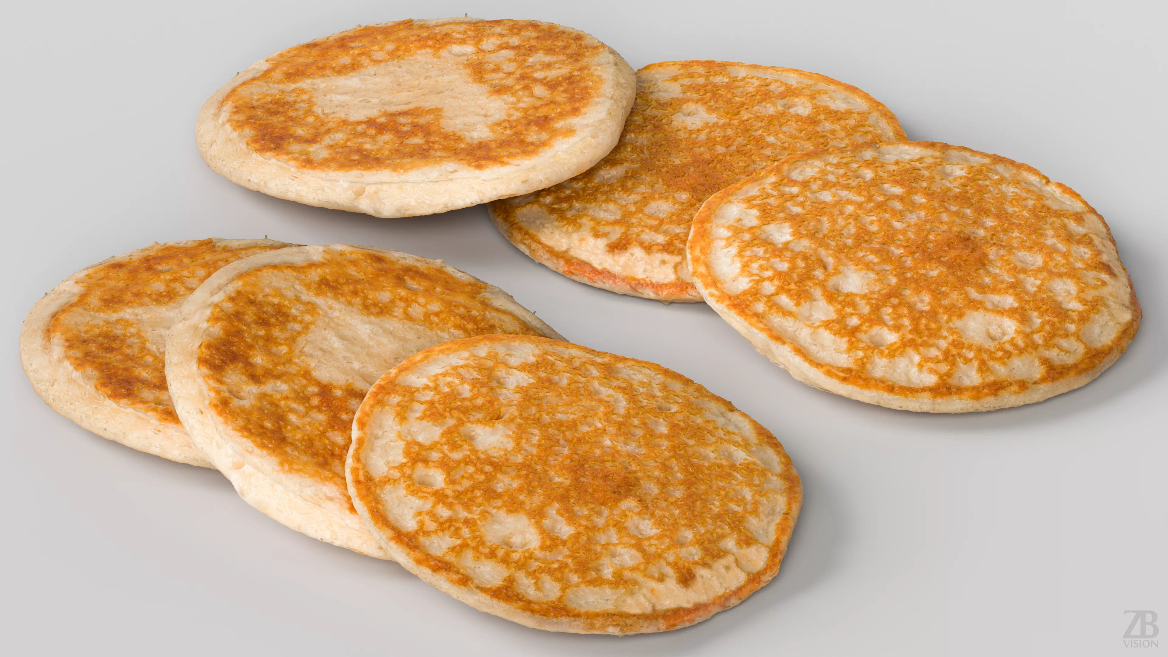 Pancake 3D model_2