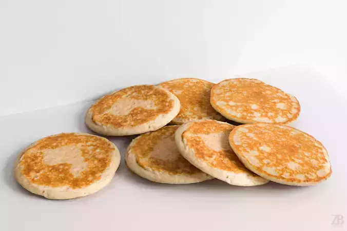 Pancake 3D model